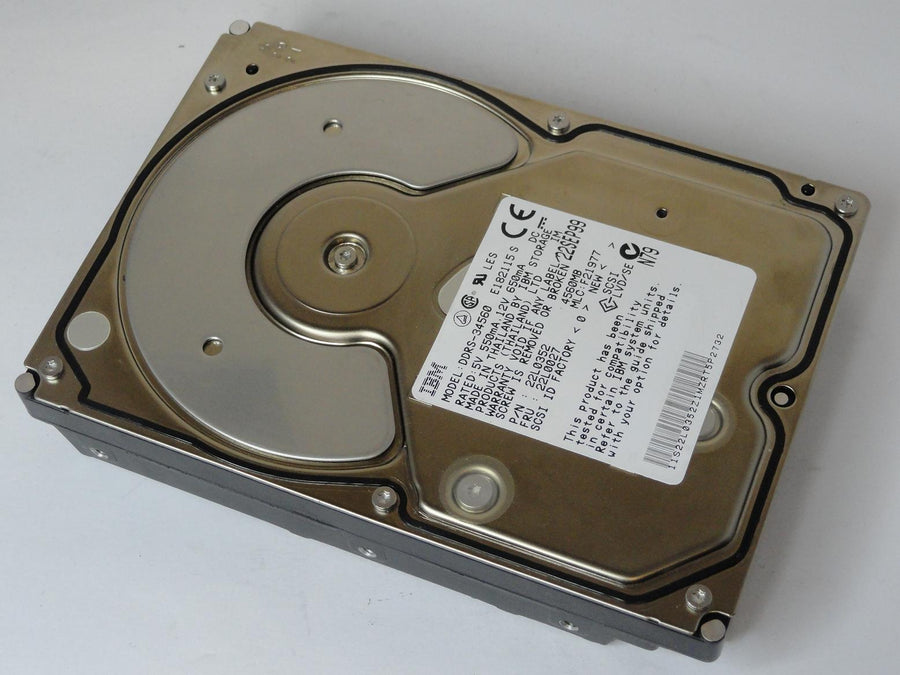 22L0352 - IBM 4.3GB SCSI 68 Pin 7200rpm 3.5in HDD - Refurbished