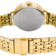 Lorus Ladies Gold Plated Bracelet Watch RG204QX9