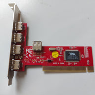 VIA 5-port (4+1) USB 2.0 Internal PCI Card ( SP-6212-4P ) REF