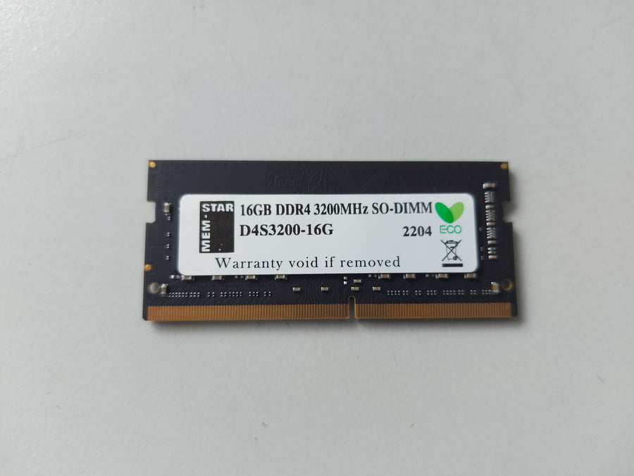 Mem-Star 16GB DDR4 3200MHz PC4-25600 CL22 260-Pin SoDimm ( D4S3200-16G ) REF