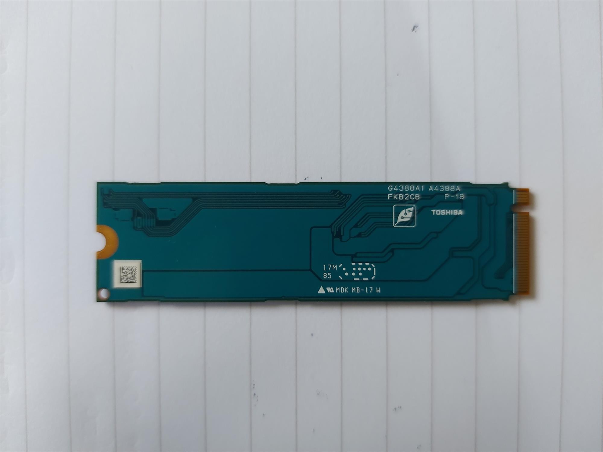 Toshiba/Lenovo 256GB M.2 PCIe NVMe 2280 MLC 3D-Nand Internal SSD (KXG5AZNV256G SSS0L24698 00UP646)