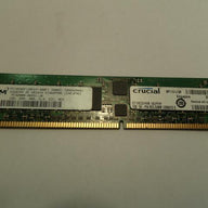 MT18VDDF12872Y-40BF1 - Micron 1GB 184p PC3200 CL3 18c 128x4 Registered ECC DDR-400 DIMM - Refurbished