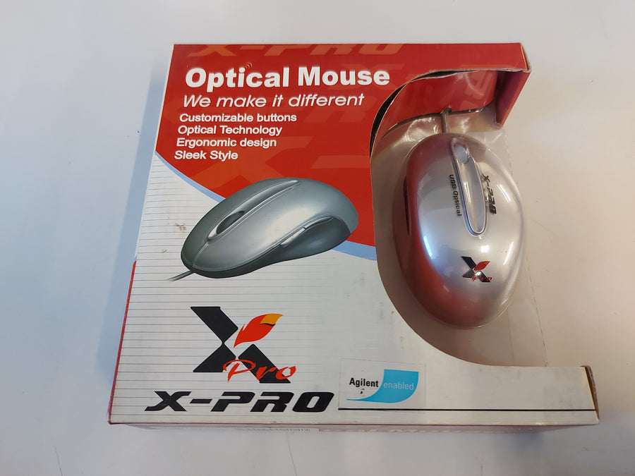 X-Pro Silver USB PS/2 Optical Mouse ( B82 ) NOB