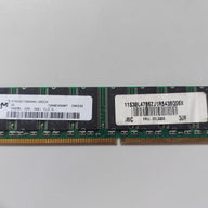 Micron IBM 256MB DDR-266MHz PC-2100 non-ECC Unbuffered CL2.5 184-Pin DIMM Memory Module ( MT8VDDT3264AG-265CA 33L3305 ) REF