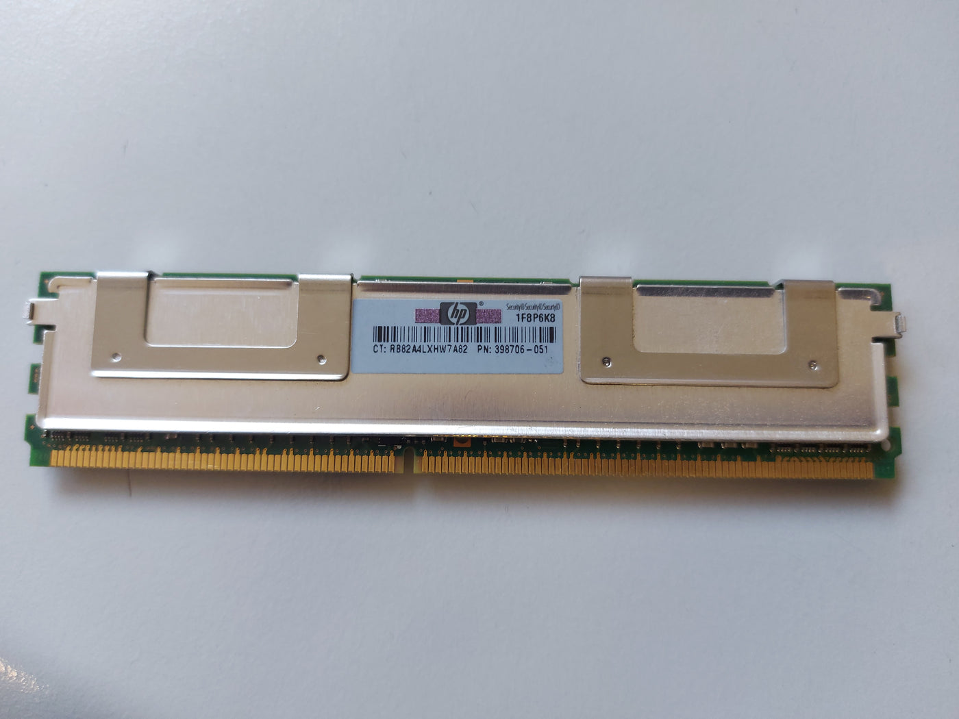 Qimonda HP 1GB PC2-5300 DDR2-667MHz ECC Fully Buffered CL5 240-Pin DIMM Memory Module ( HYS72T128420EFA-3S-B2 398706-051 ) REF