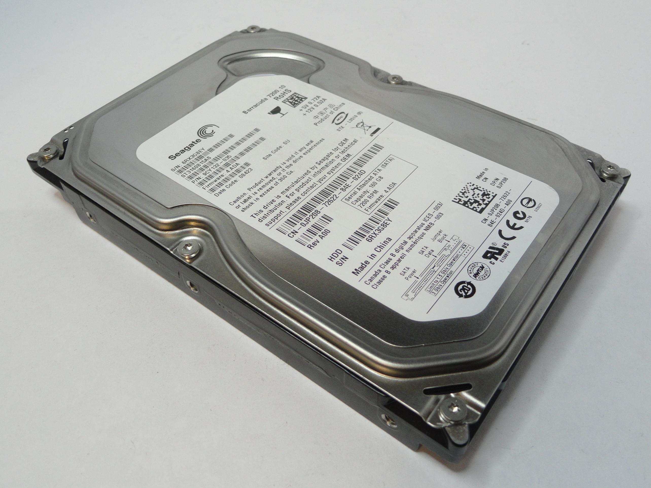 PR20748_9CY132-035_Seagate Dell 160GB SATA 7200rpm 3.5in HDD - Image3