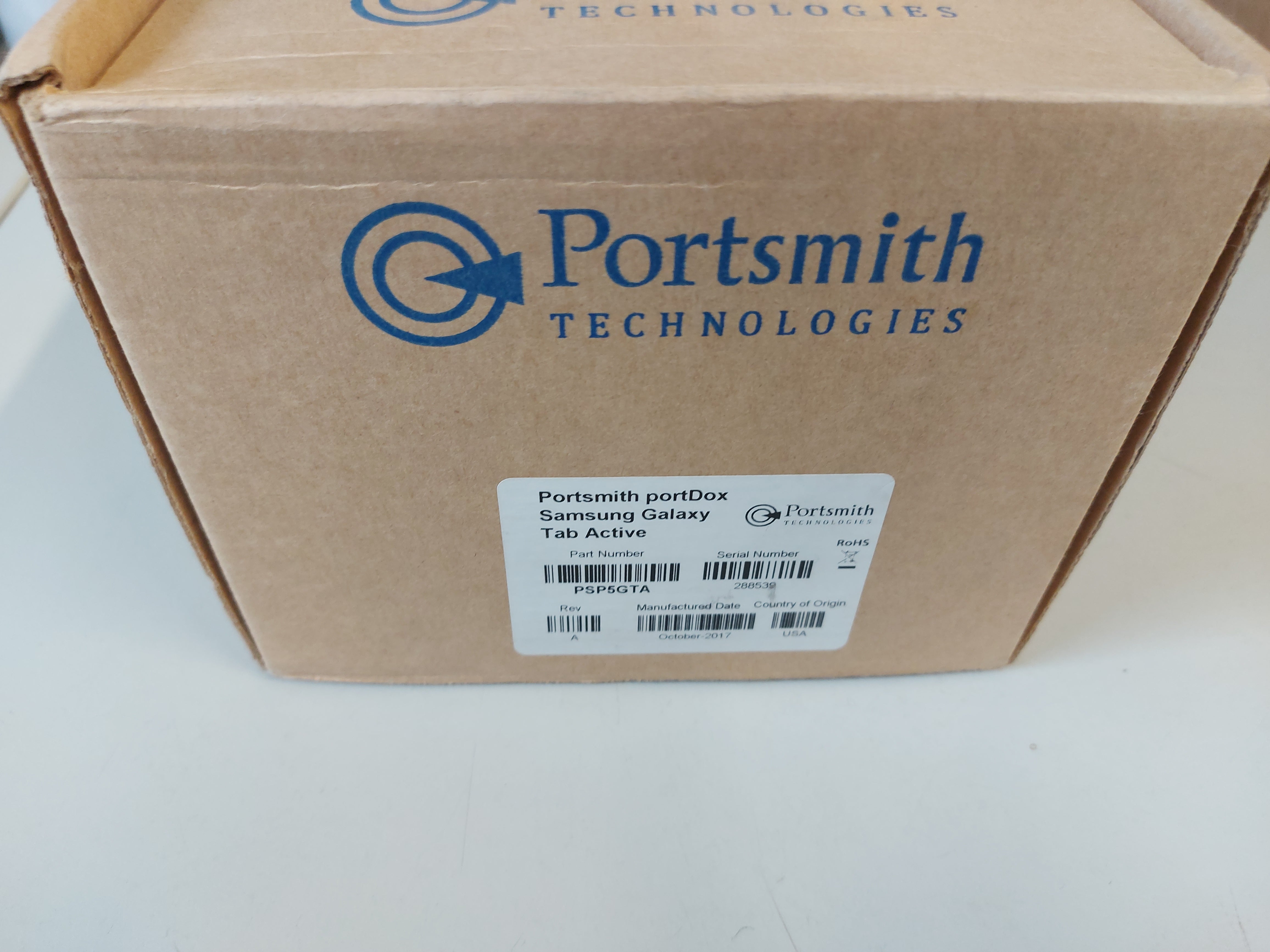 Portsmith 5-port PortDox for Samsung Galaxy Tab Active ( PSP5GTA ) NOB