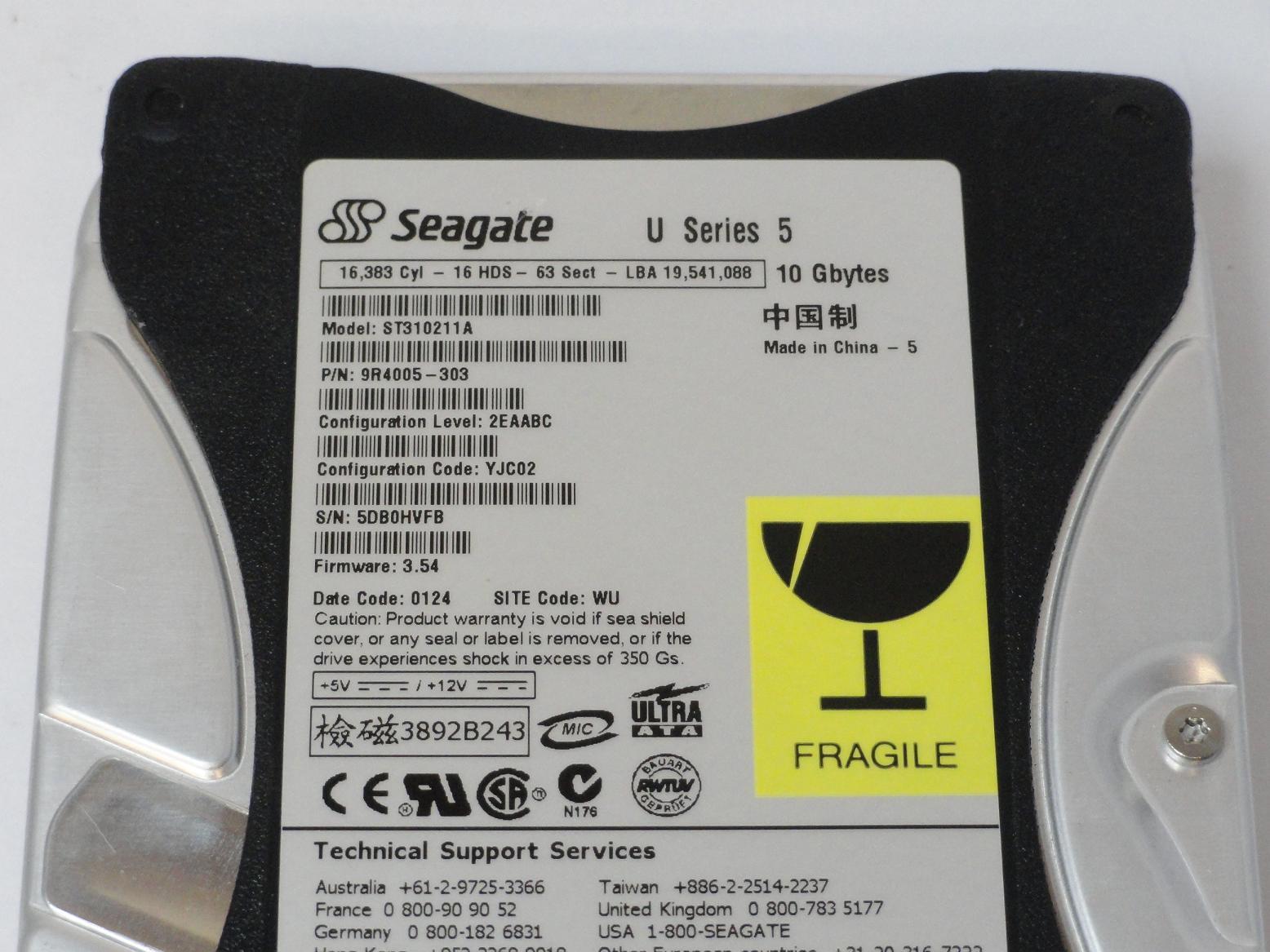 PR15159_9R4005-303_Seagate 10GB IDE 5400rpm 3.5in HDD - Image3