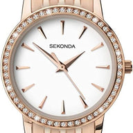 Sekonda Ladies Rose Gold Bracelet Watch 2516