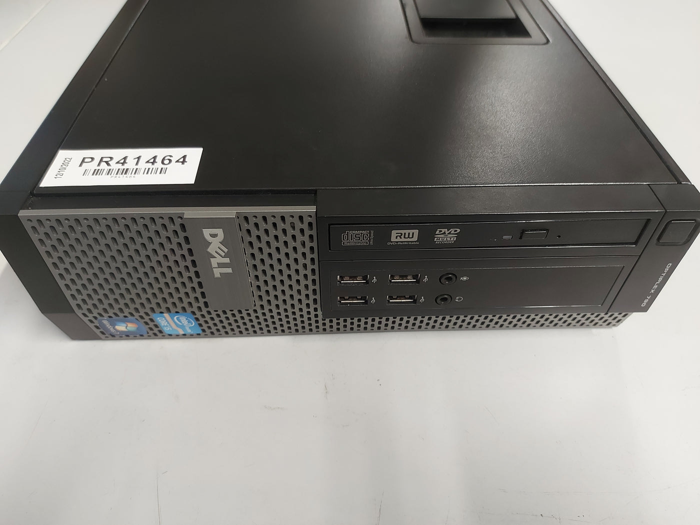 Dell Optiplex 790 250GB HDD 4GB RAM Core i5-2400 3100MHz DVDRW Windows 7 Pro SFF ( T9MT9 D03S001 ) USED