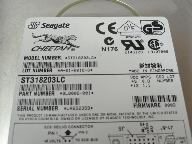 PR18781_9L8006-001_Seagate 18.2GB SCSI 80 Pin 10Krpm 3.5in HDD - Image2
