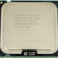 Intel Pentium E5300 Dual Core 2.6GHZ Socket 775 Processor ( SLGTL ) REF