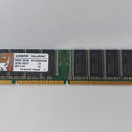 Kingston 256MB PC133 133MHz non-ECC Unbuffered CL3 168-Pin DIMM Memory Module ( KVR133X64C3/256 9905220-006.A00 ) REF