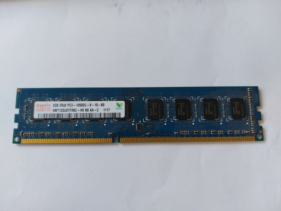 Hynix HP 2GB PC3-10600 DDR3-1333MHz non-ECC Unbuffered CL9 240-Pin DIMM Memory Module ( HMT125U6TFR8C-H9 N0 AA-C 497157-D88 ) REF