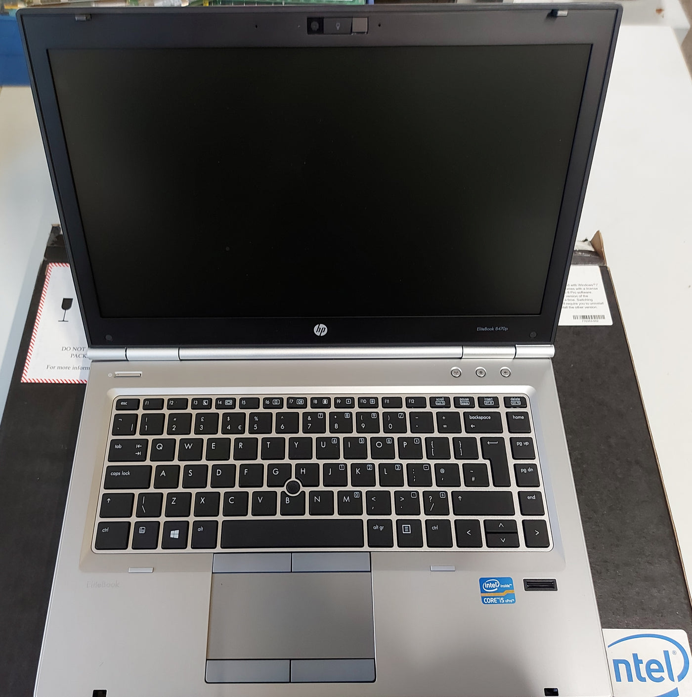 HP Elitebook 8470p 500GB HD 4GB RAM Core i5-3380M 2.9GHz DVDRW 14" Laptop ( H5E19ET#ABU ) USED