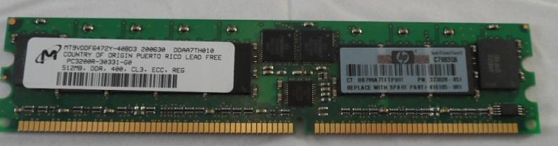MC1220_MT9VDDF6472Y-40BD3_Micron 512MB 184p PC3200 CL3 Registered ECC DIMM - Image3