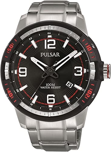 Pulsar Mens Analogue Classic Quartz Watch with Stainless Steel Strap ( PS9475X1 )