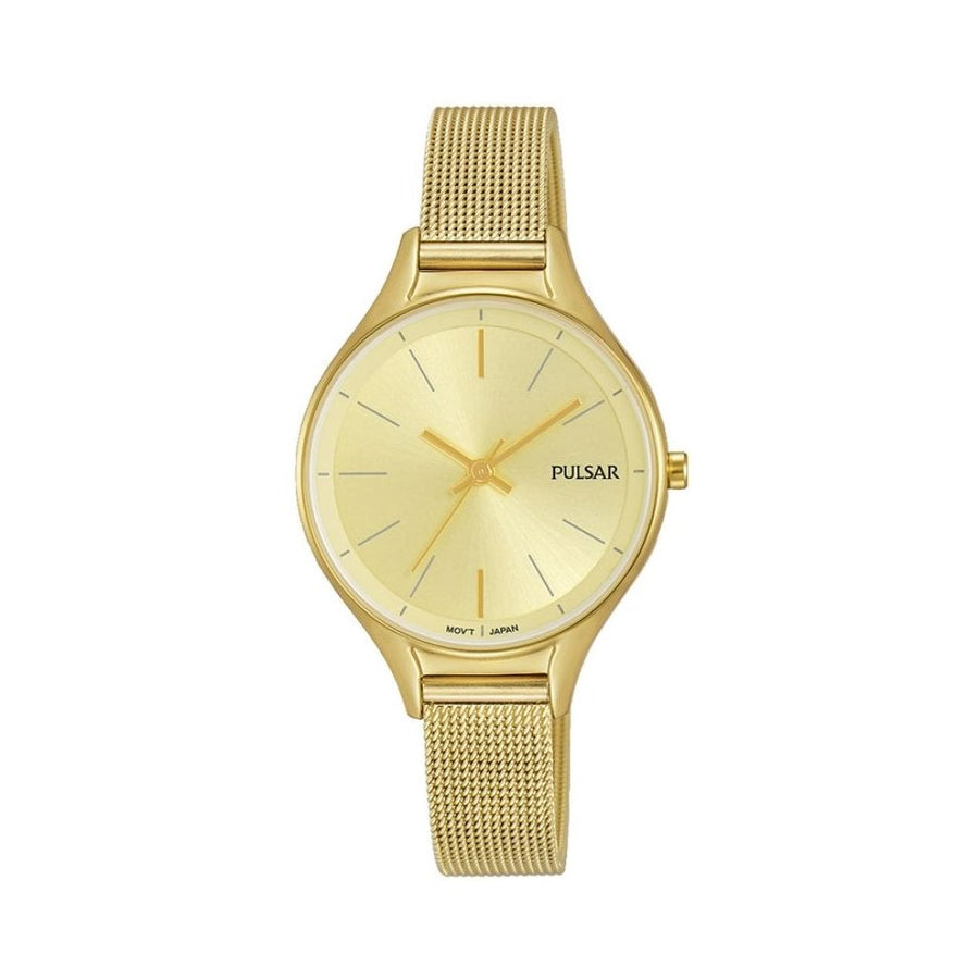 Pulsar Women's Gold Minimal Dress Watch PH8278X1