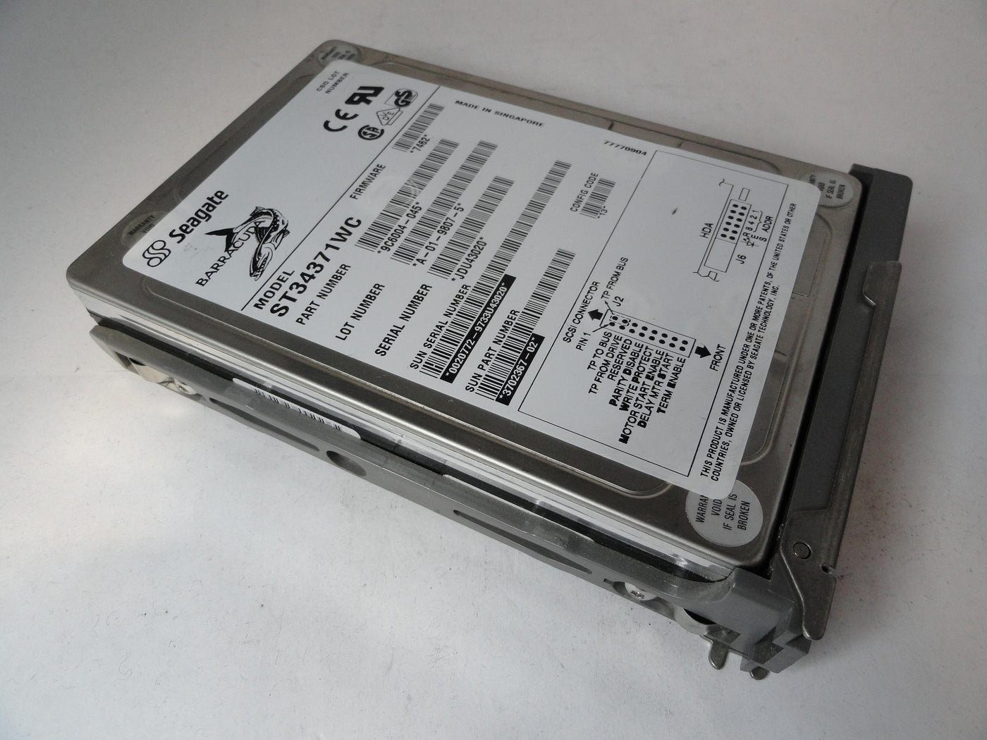 PR20935_9C6004-045_Seagate Sun 4.3GB SCSI 80 Pin 7200rpm 3.5in HDD - Image4