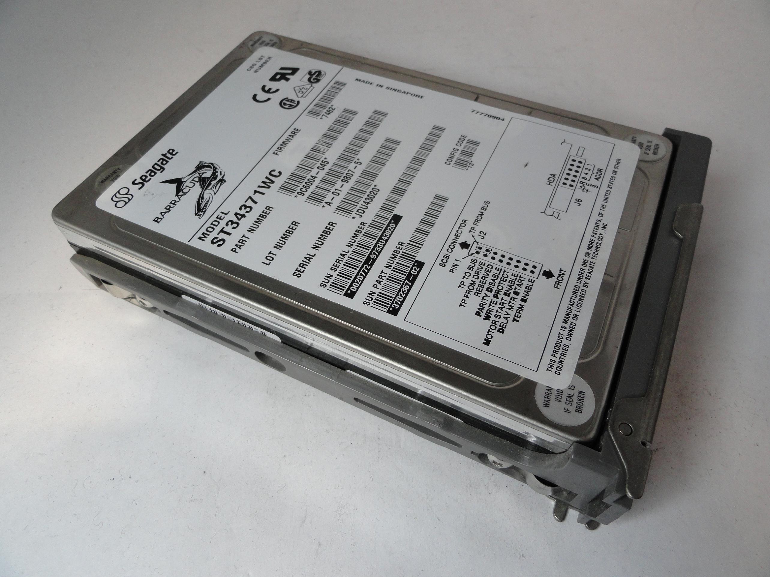PR20935_9C6004-045_Seagate Sun 4.3GB SCSI 80 Pin 7200rpm 3.5in HDD - Image4