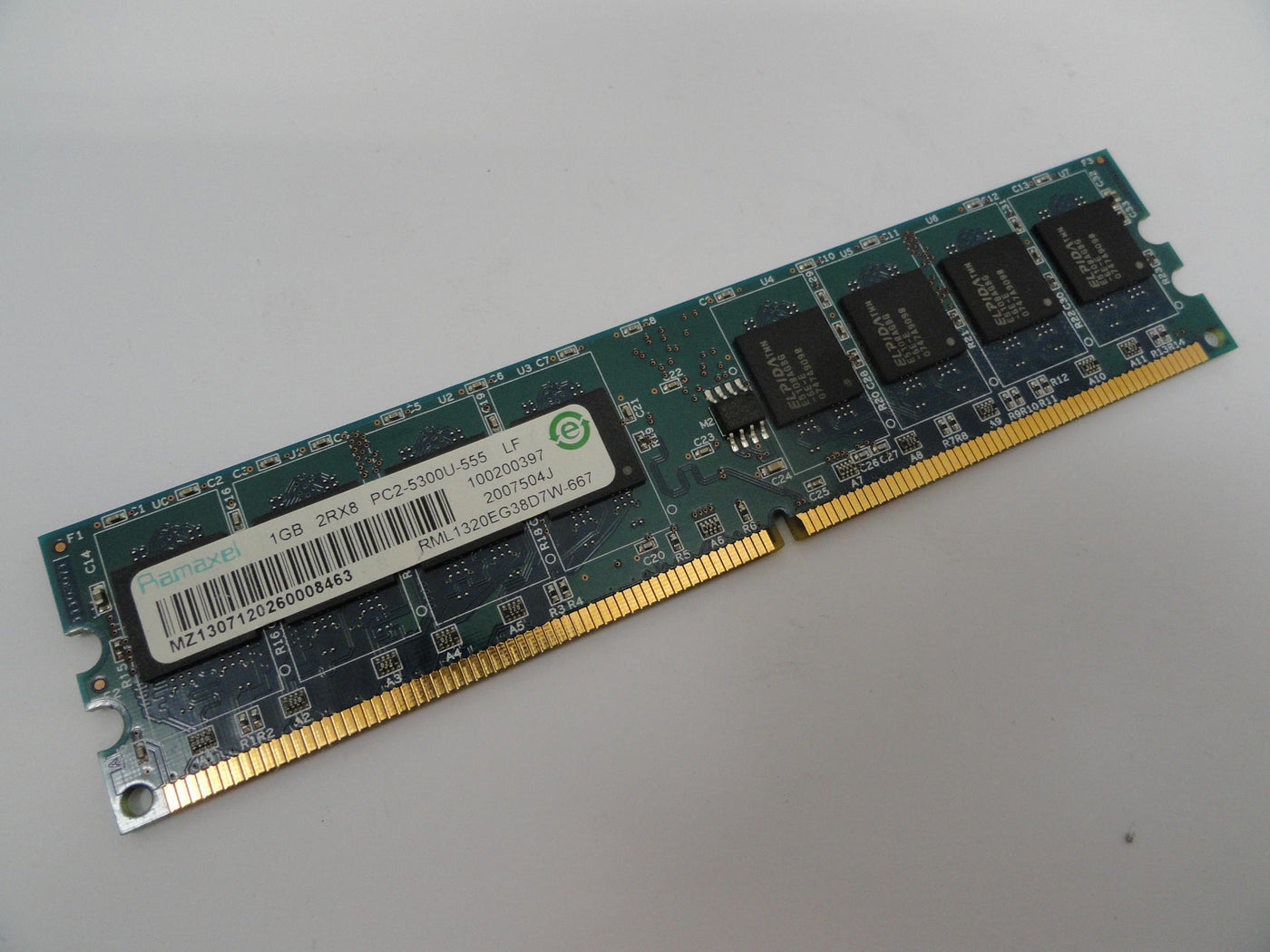 PR16374_RML1320EG38D7W-667_HP 1Gb DDR2-667MHz PC2-5300U CL5 DIMM RAM Module - Image3