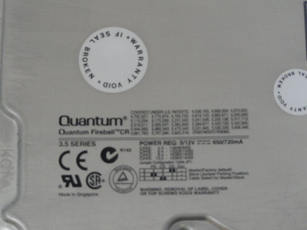 CR43A351 - Quantum 4.3GB IDE 5400Rpm 3.5" HDD - Refurbished