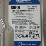 WD800AAJS - Western Digital 80Gb SATA 7200rpm 3.5in HDD - Refurbished
