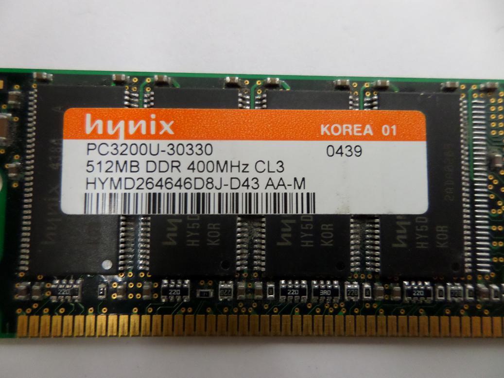 PR23515_HYMD264646D8J-D43_Hynix 512MB PC3200 DDR-400MHz  HYMD264646D8J-D43 - Image3