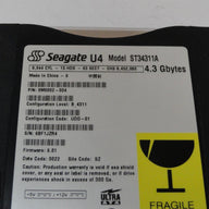 Seagate 4.3GB IDE 5400rpm 3.5in HDD ( 9M9002-034 ST34311A ) ASIS