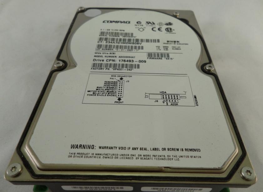 AD009334A7m - Compaq 9.1GB 10000rpm 3.5in HDD - Refurbished