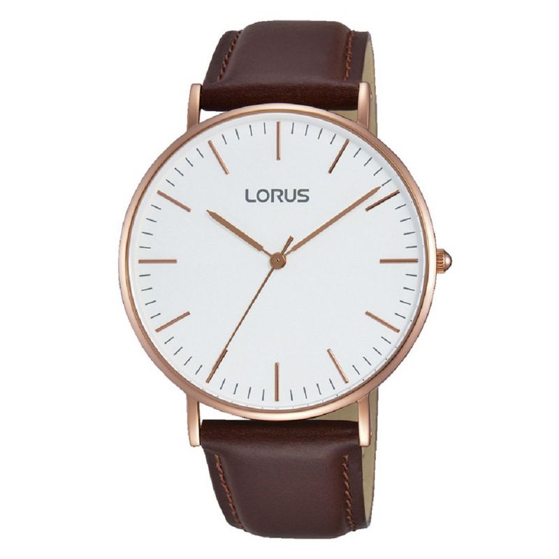 Lorus Men's Analogue Quartz Watch with Leather Strap ( RH880BX9 ) NEW