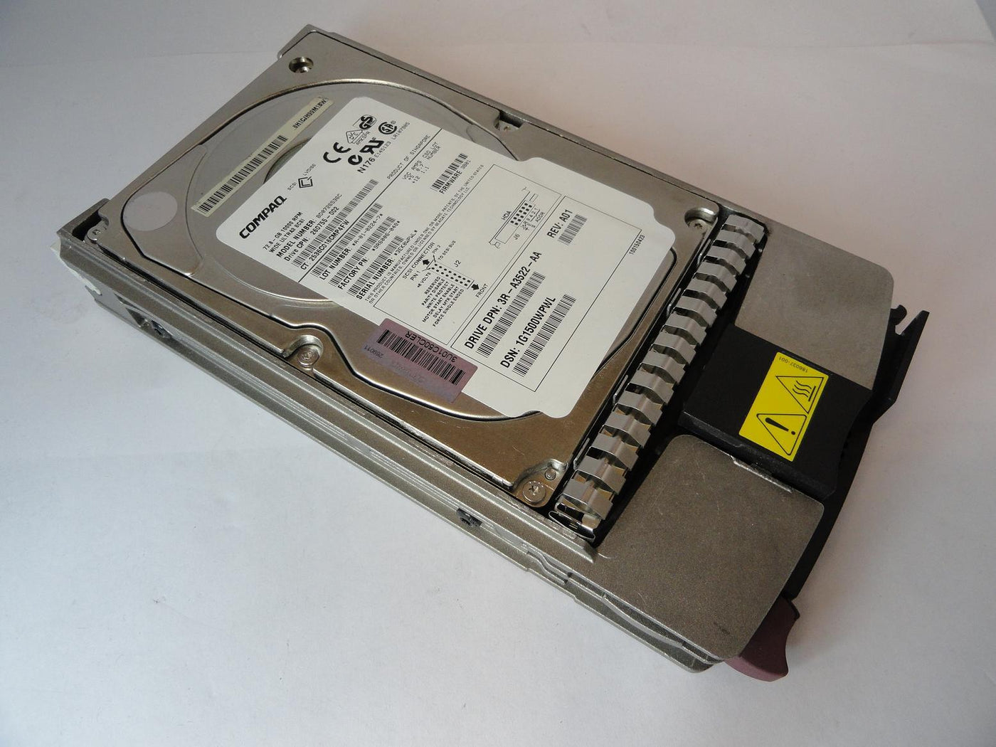 9R6006-048 - Seagate Compaq 72.8GB SCSI 80 Pin 10Krpm 3.5in HDD in Caddy - Refurbished