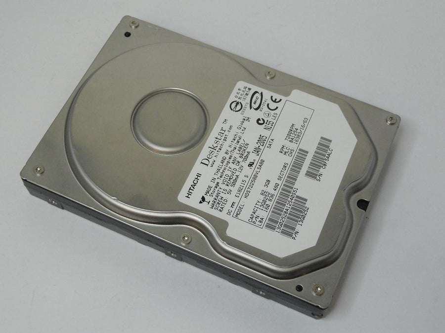 13G0252 - Hitachi 82.3GB SATA 7200rpm 3.5in Deskstar HDD - Refurbished