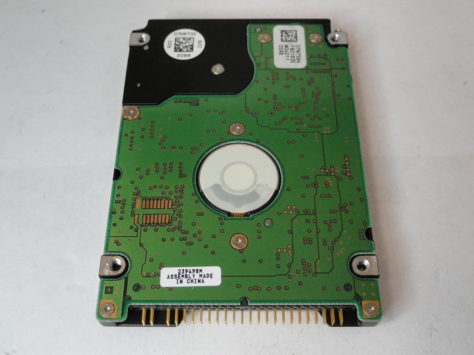 MC0124_07N7162_IBM 10GB IDE 4200rpm 2.5in HDD - Image2