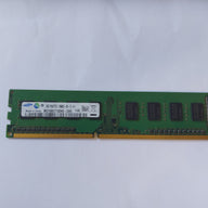 Samsung HP 2GB PC3-10600 DDR3-1333MHz non-ECC Unbuffered CL9 240-Pin DIMM Single Rank Memory Module ( M378B5773DH0-CH9 497157-W01 ) REF