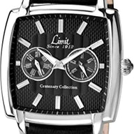 Limit Men's Quartz Watch with Black Dial Analogue Display and Black Strap 5888.25