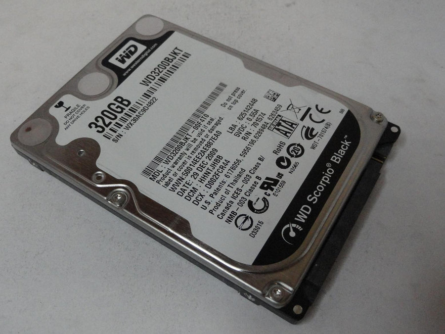 WD3200BJKT - Western Digital 320GB SATA 7200rpm 2.5in HDD - Refurbished