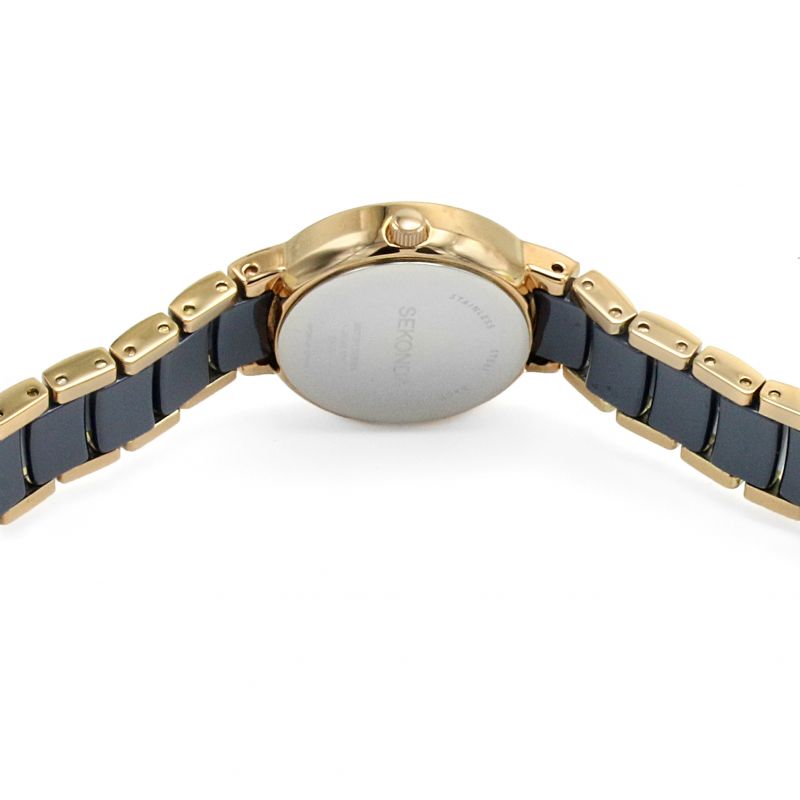 SEKONDA Womens Analogue Classic Quartz Watch with Brass Strap 2382.37